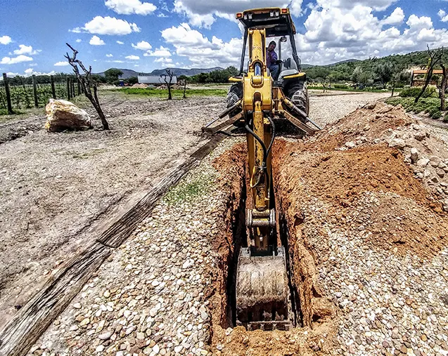 Excavación de pozo