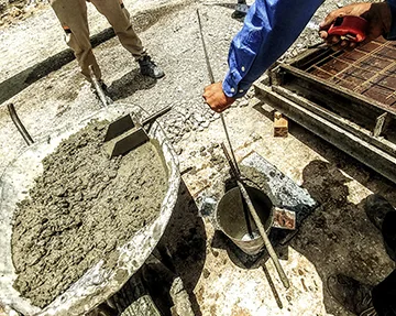 Muestreo de concreto hidráulico